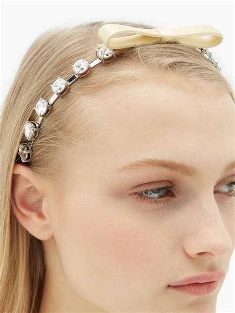 miu miu tennis headband|Miu Miu Headbands and Hair Accessories for Women .